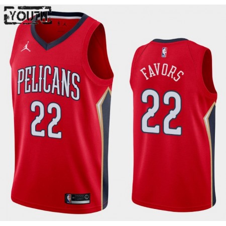Barn New Orleans Pelicans Tröja Derrick Favors 22 2020-2021 Jordan Brand Statement Edition Swingman
